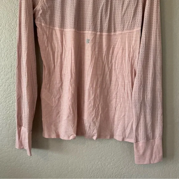 Sweaty Betty Breeze Merino Long Sleeve Athletic Running Top Pink  Medium - Picture 5 of 8